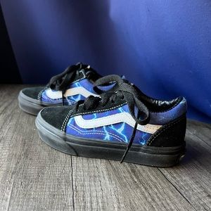 Lightening blue Vans Kids 11.5